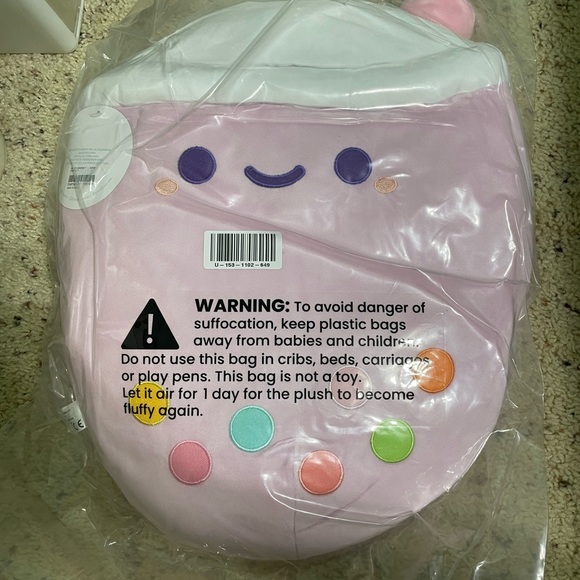🏷️SMOKO RAINBOW BOBA PLUSH - Picture 3 of 5